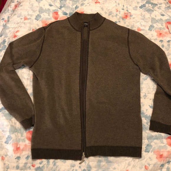 Cotton zip down pullover - Picture 2 of 6